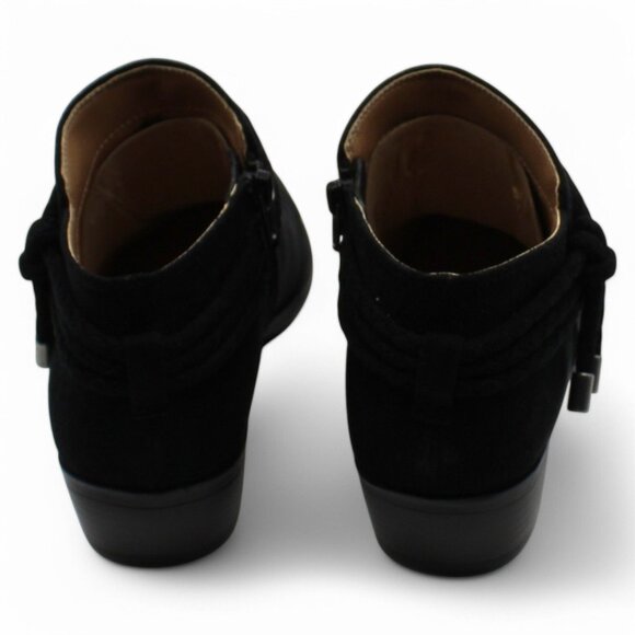 Life Stride Velocity Womens Black Braided Comfort Andrea Round Toe Block Heel Zi - Picture 9 of 9